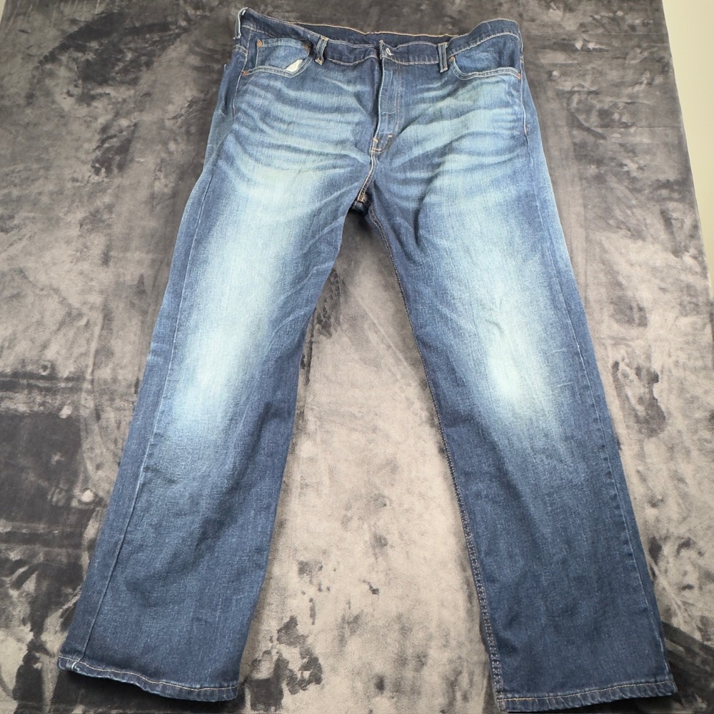Levi's 569 Loose Straight Jeans Mens 40x32 Blue Medium Wash Denim